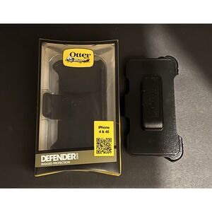 OTTERBOX DEFENDER PHONE CASE FOR IPHONE 4 & IPHONE 4S BLACK 77-18581P1